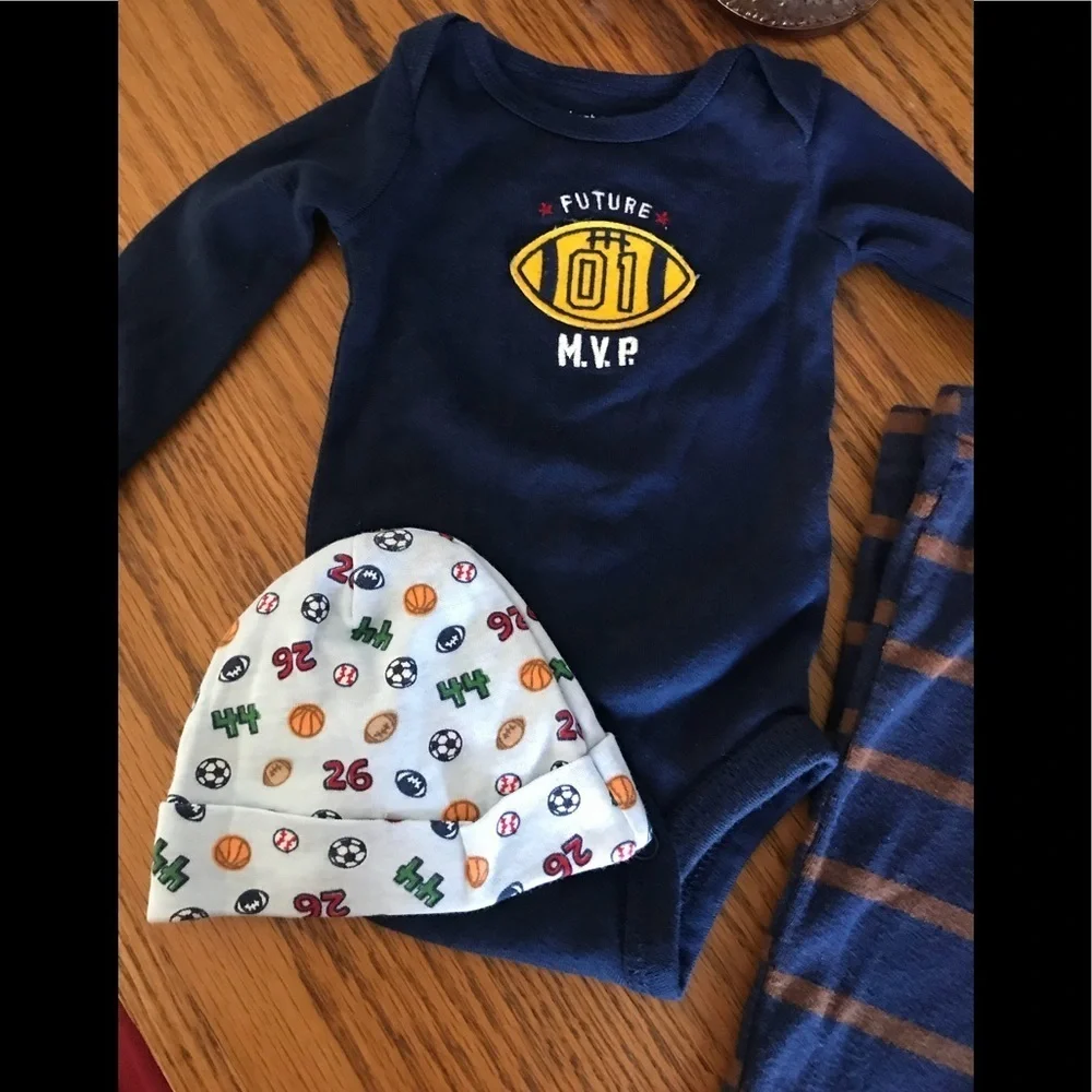 Just One You Carter’s Future Football 3 piece Set